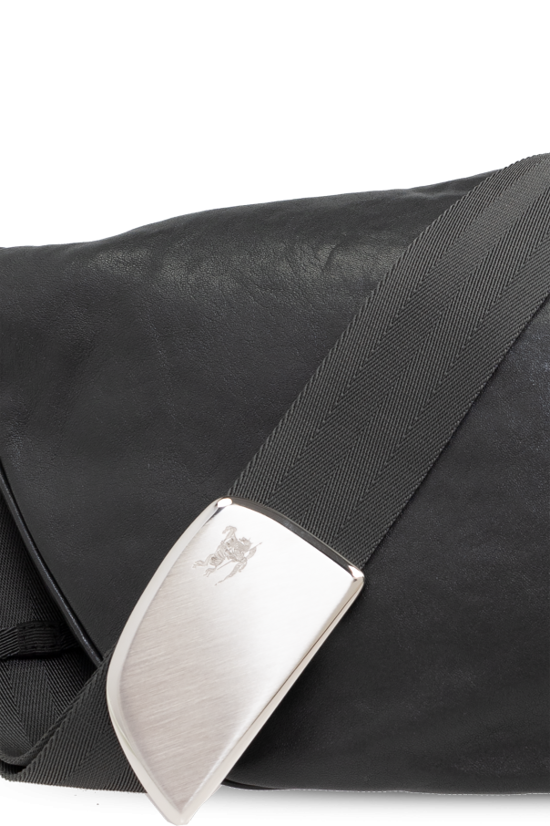 ショルダーバッグ Burberry SS24 'Messenger shield' bag (8089292 SLATE) Grey Shoulder Bag 'Shield Messenger Large' burberry mit